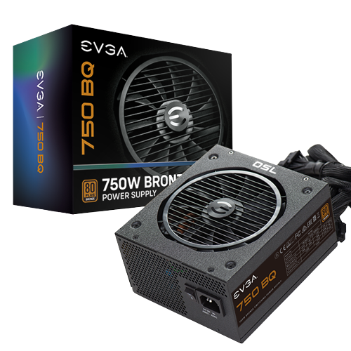 EVGA 750 BQ, 80+ Bronze 750W