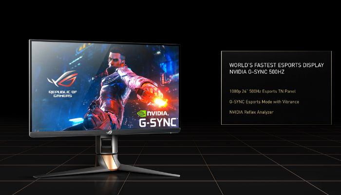 Asus Rog Swift 500Hz gaming monitor